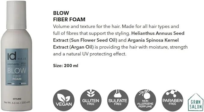 idHAIR Elements Xclusive Fiber Foam 200ml
