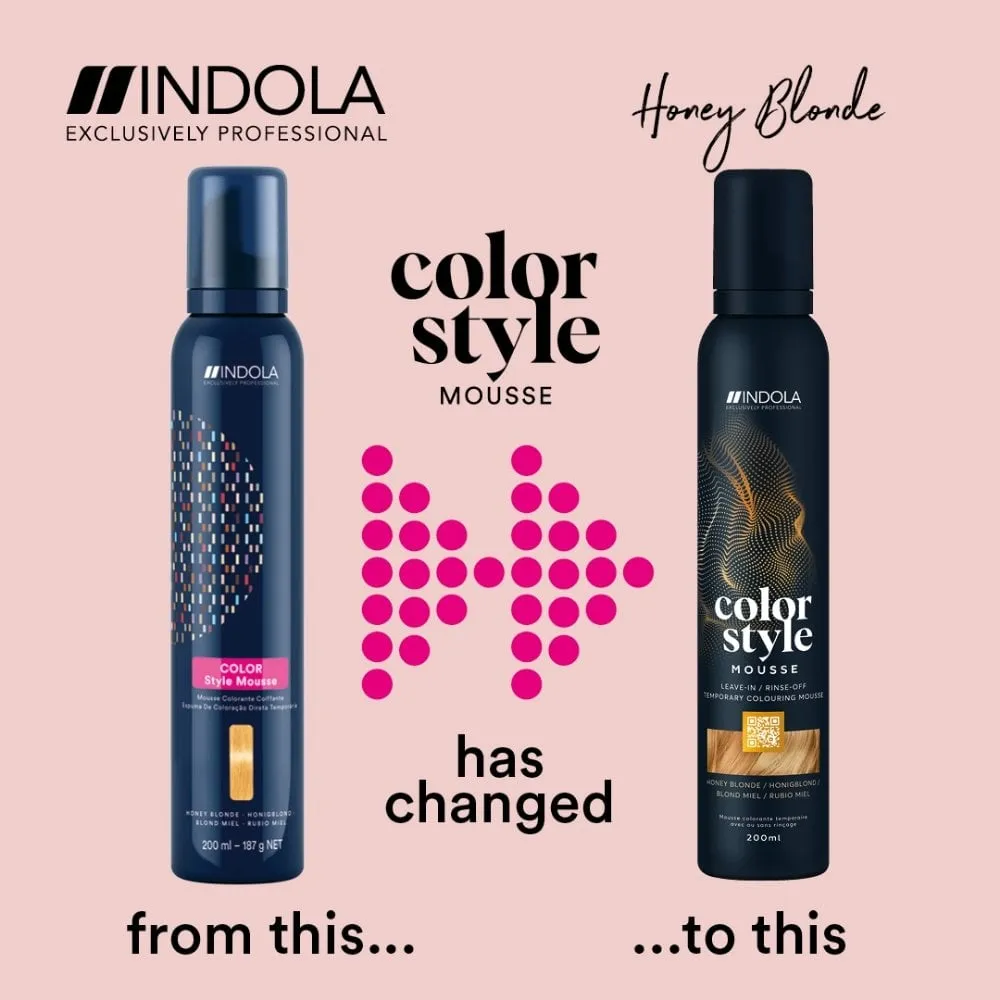 Indola Colour Style Mousse Honey Blonde 200ml