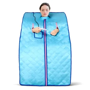 Infrared IR FAR Portable Indoor Personal SPA Sauna Room Full Body Slimming Home