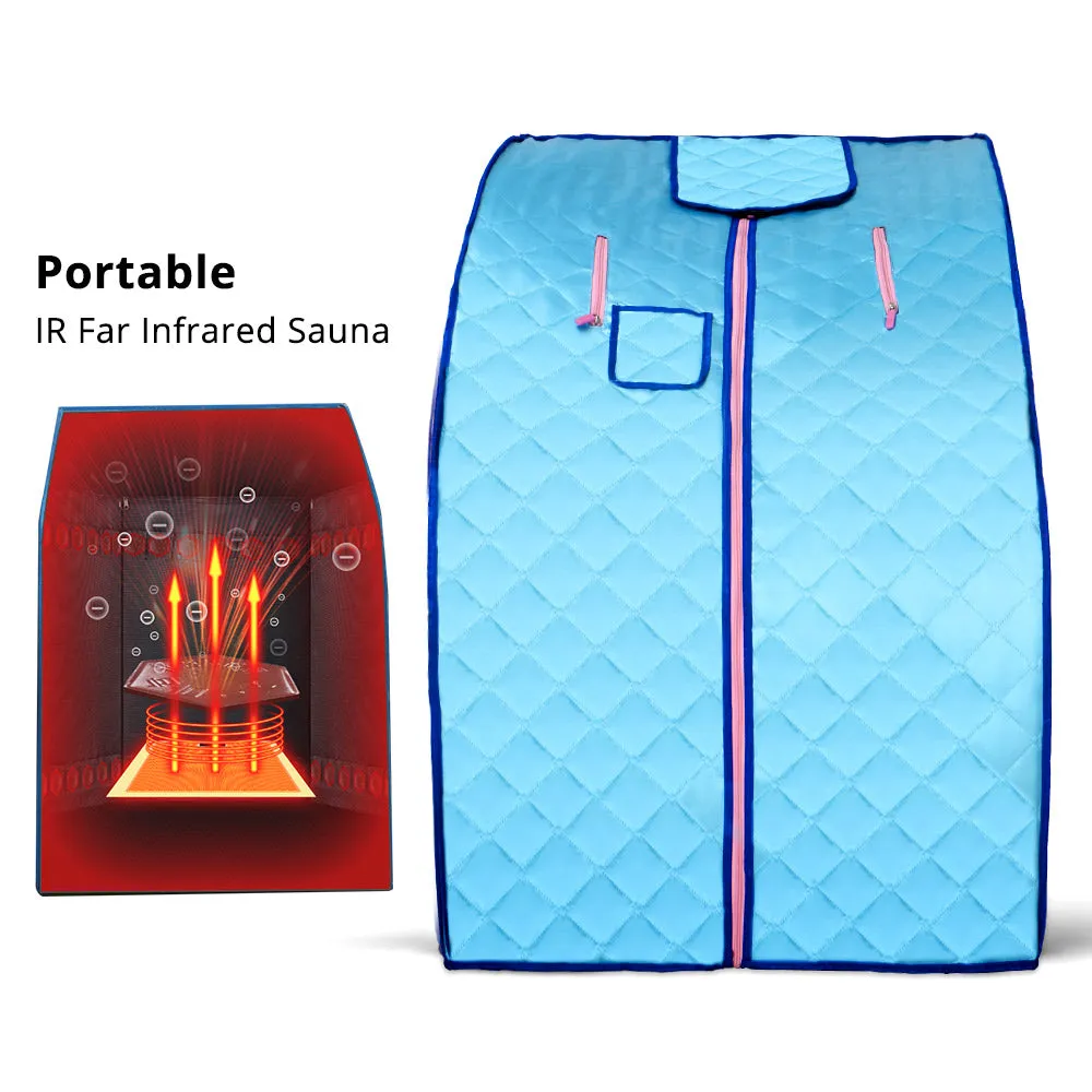 Infrared IR FAR Portable Indoor Personal SPA Sauna Room Full Body Slimming Home