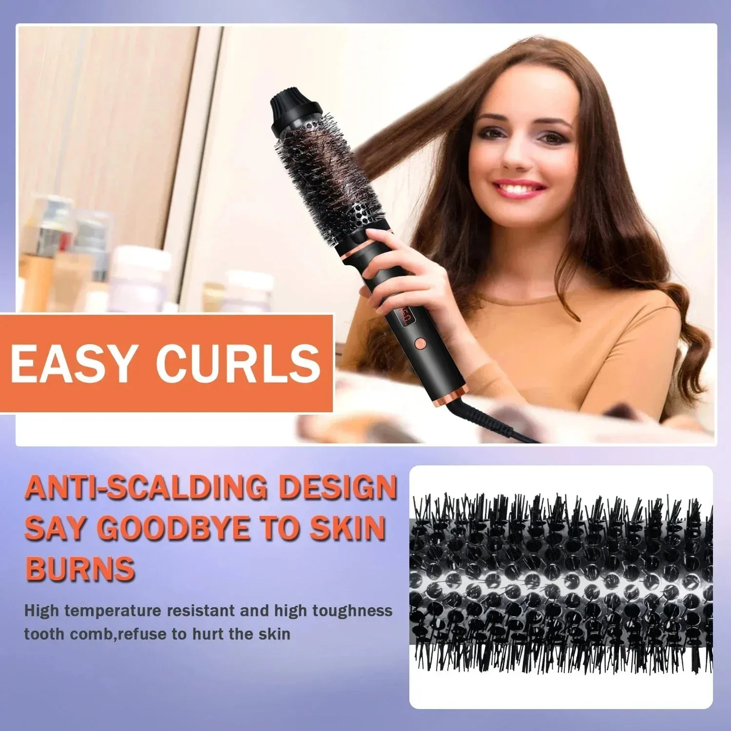 Ionic Hair Curler Straightener Professional Curling Iron