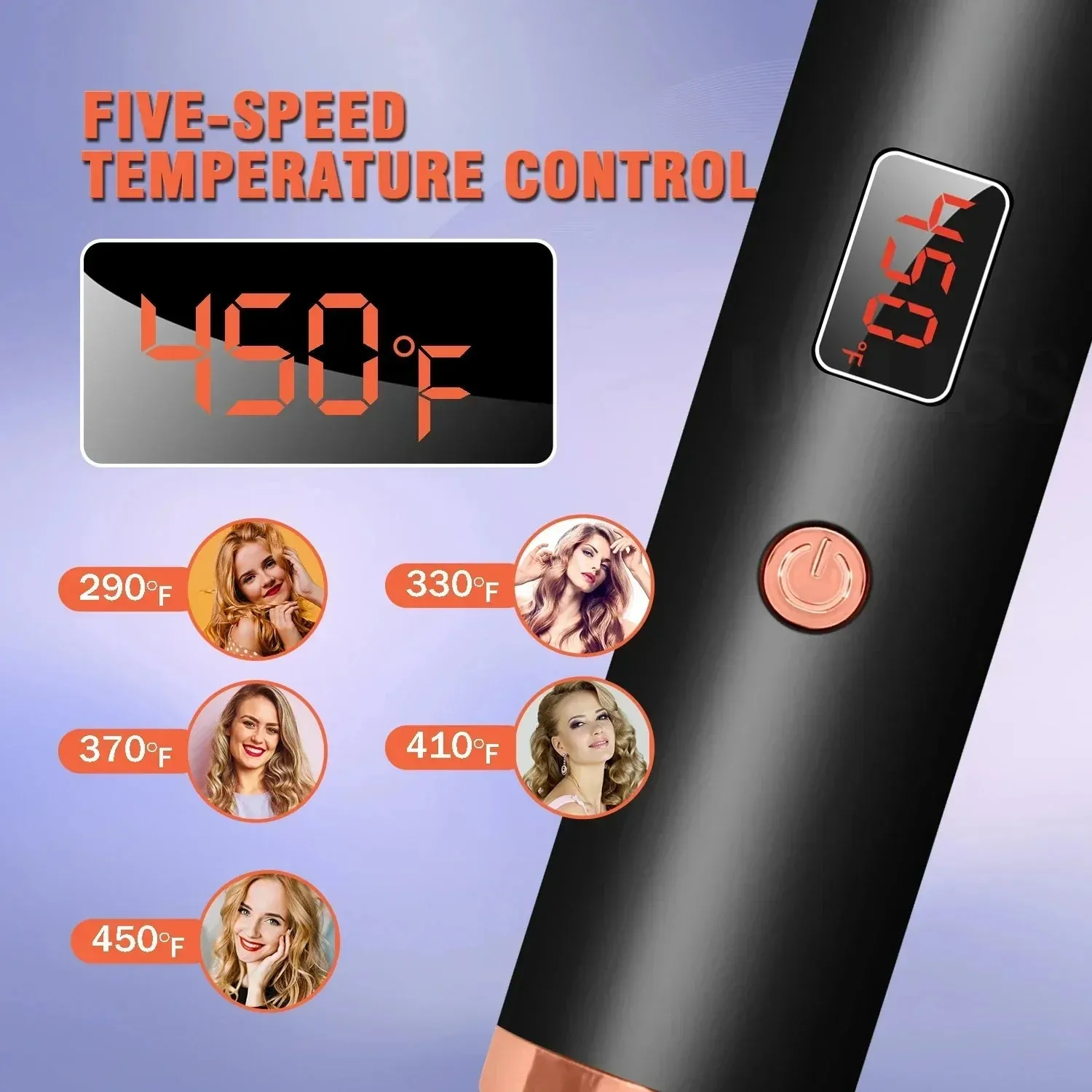 Ionic Hair Curler Straightener Professional Curling Iron