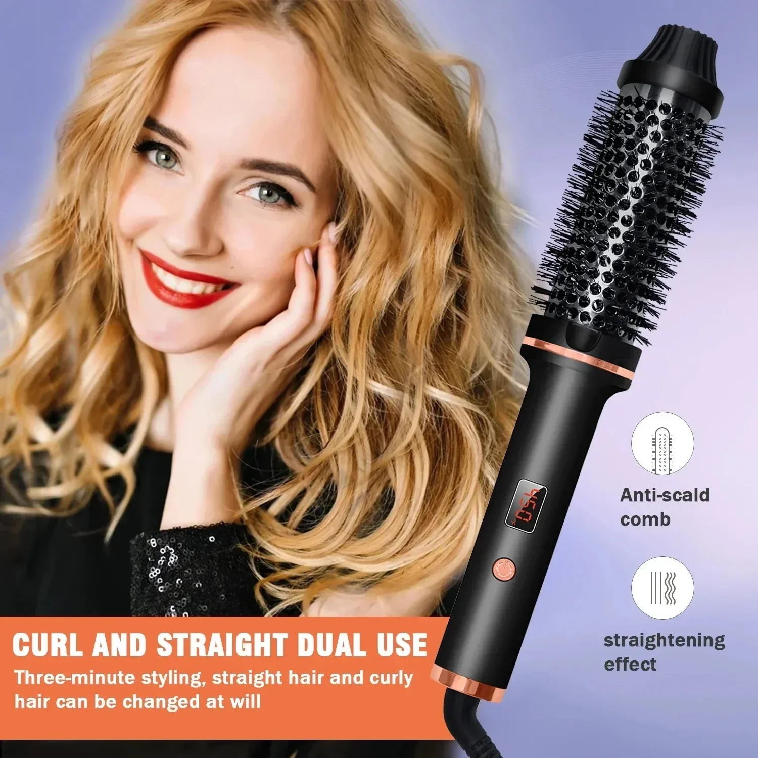 Ionic Hair Curler Straightener Professional Curling Iron