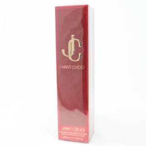 Jimmy Choo I Want Choo Perfume Body Lotion  5.0oz/150ml New With Box