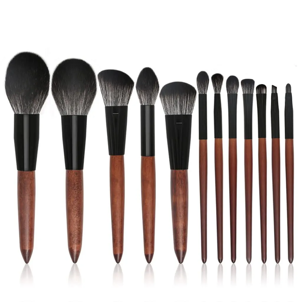 JMKJMJP12 Brushes Set Complete Set Of Loose Powder Brushes Beauty Tools Eye Shadow Set Brushes Grooming Brushes