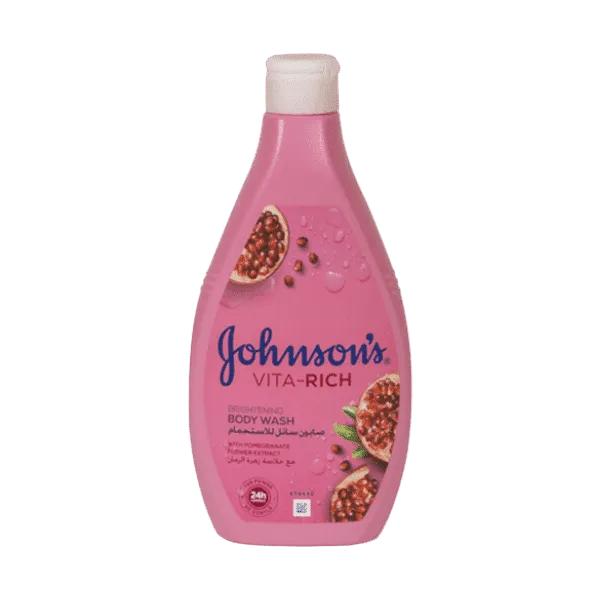 JOHNSONS VITA-RICH POMEGRANATE FLOWER BODY WASH 250ML