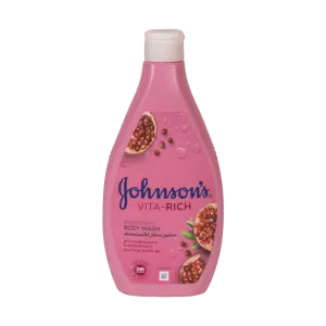 JOHNSONS VITA-RICH POMEGRANATE FLOWER BODY WASH 250ML
