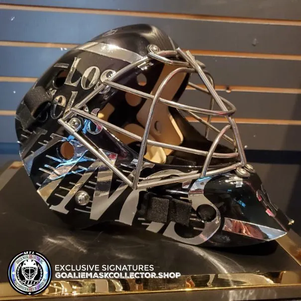 Jonathan Quick Signed Goalie Mask Los Angeles Custom Artwork Autographed