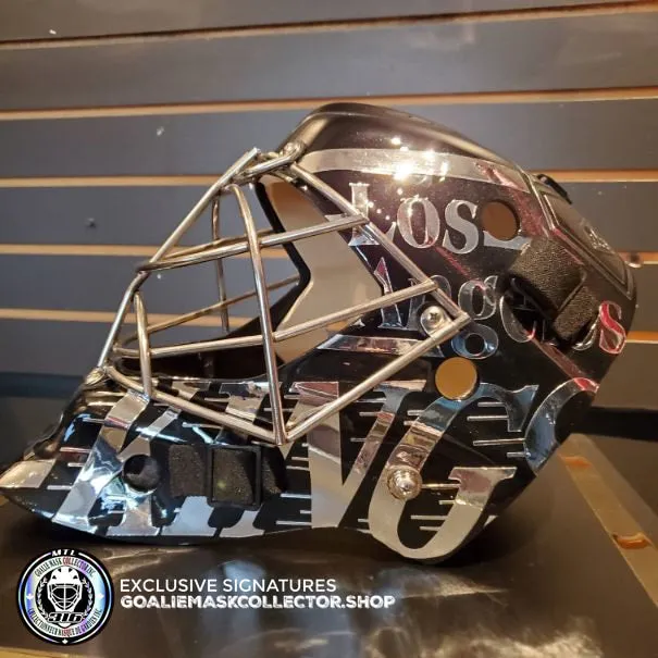 Jonathan Quick Signed Goalie Mask Los Angeles Custom Artwork Autographed