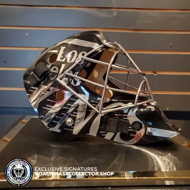 Jonathan Quick Signed Goalie Mask Los Angeles Custom Artwork Autographed