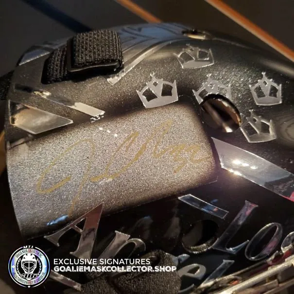 Jonathan Quick Signed Goalie Mask Los Angeles Custom Artwork Autographed