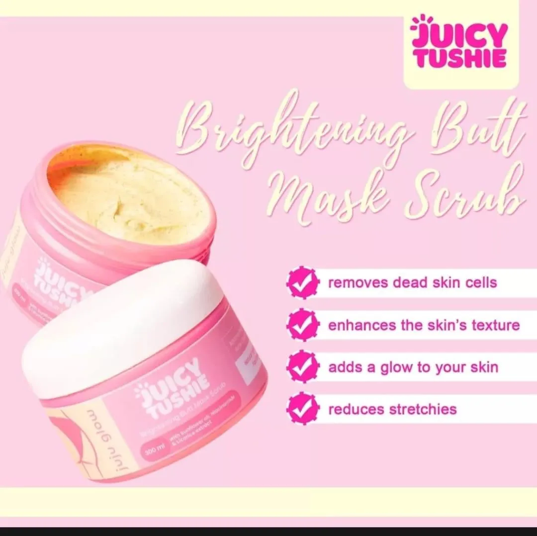 Juicy Tushie - Brightening Butt Mask Scrub 300 ml