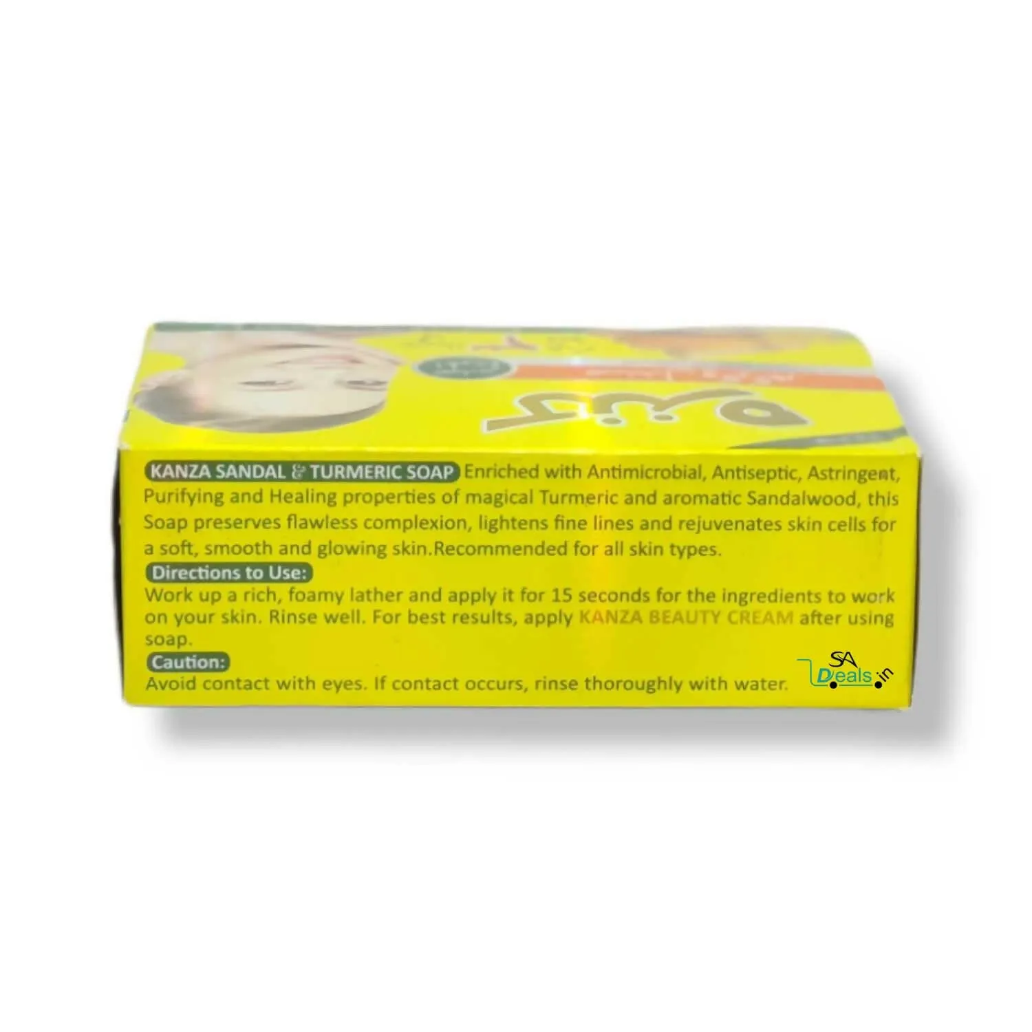 Kanza Sandal and turmeric whitening soap 100g