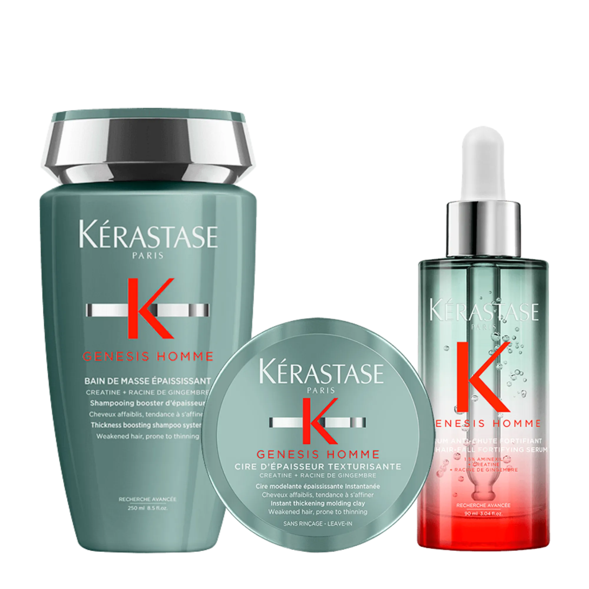 Kerastase Genesis Homme Bundle - Hair Loss Care For Men