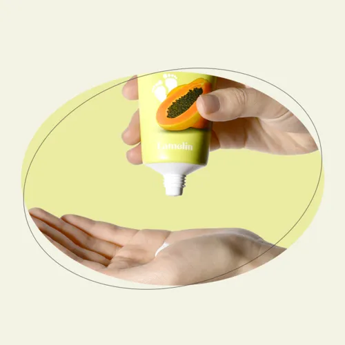 LAMELIN Papaya Pure Papaya Seed Oil Foot Cream For All Skin Type