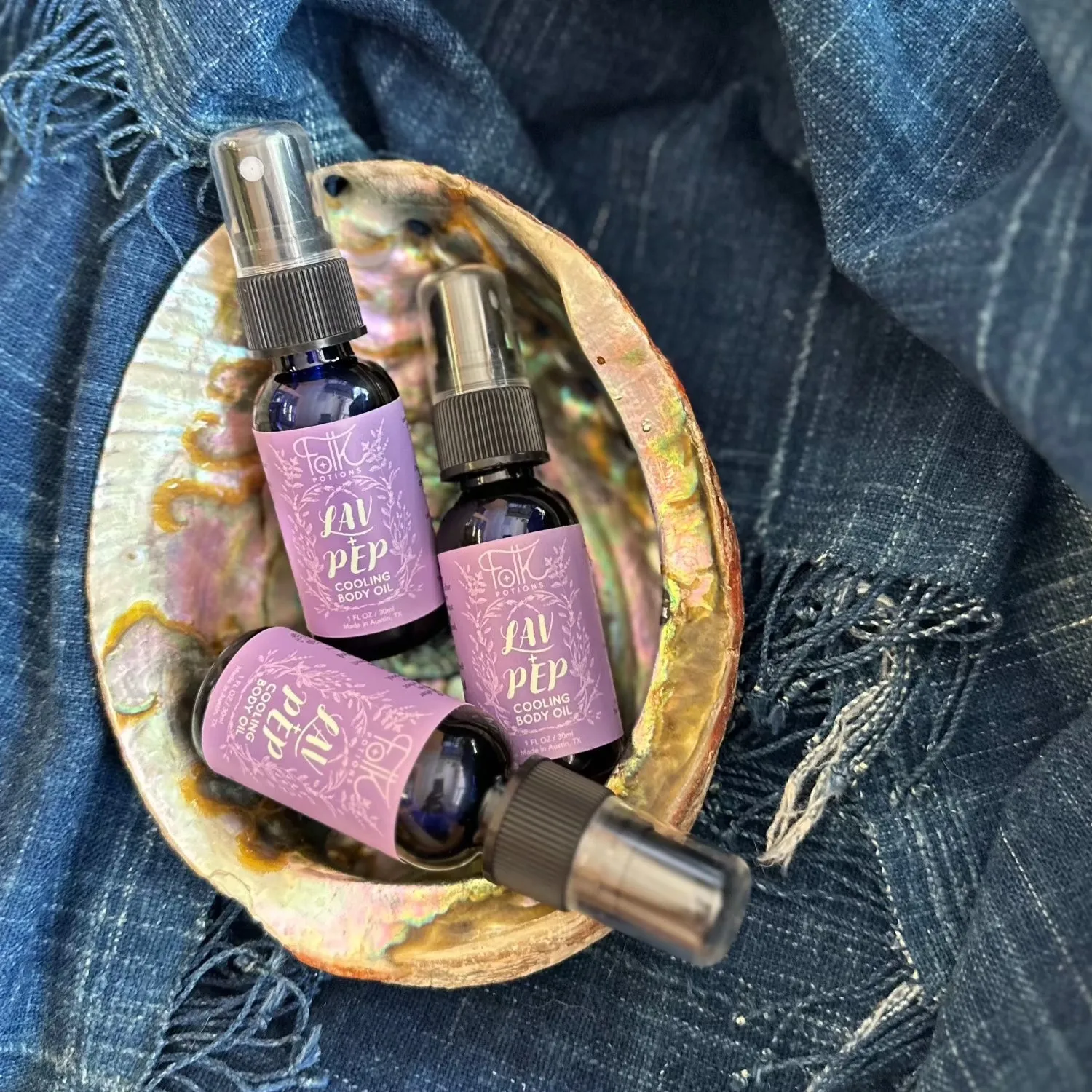 Lavender   Peppermint Body Oil - 1 oz