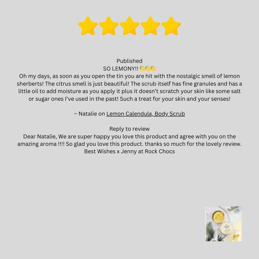 Lemon Calendula 200g Body Scrub