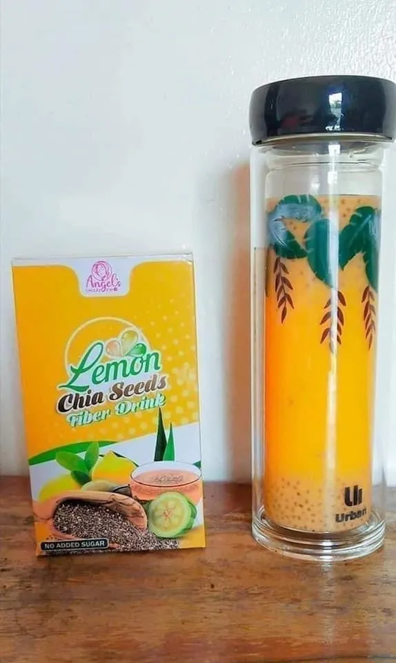 Lemon Chia Seeds Fiber Drink