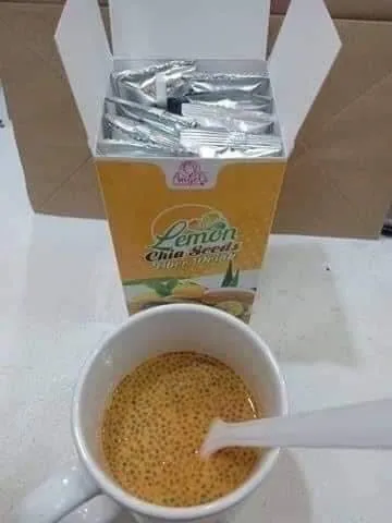 Lemon Chia Seeds Fiber Drink
