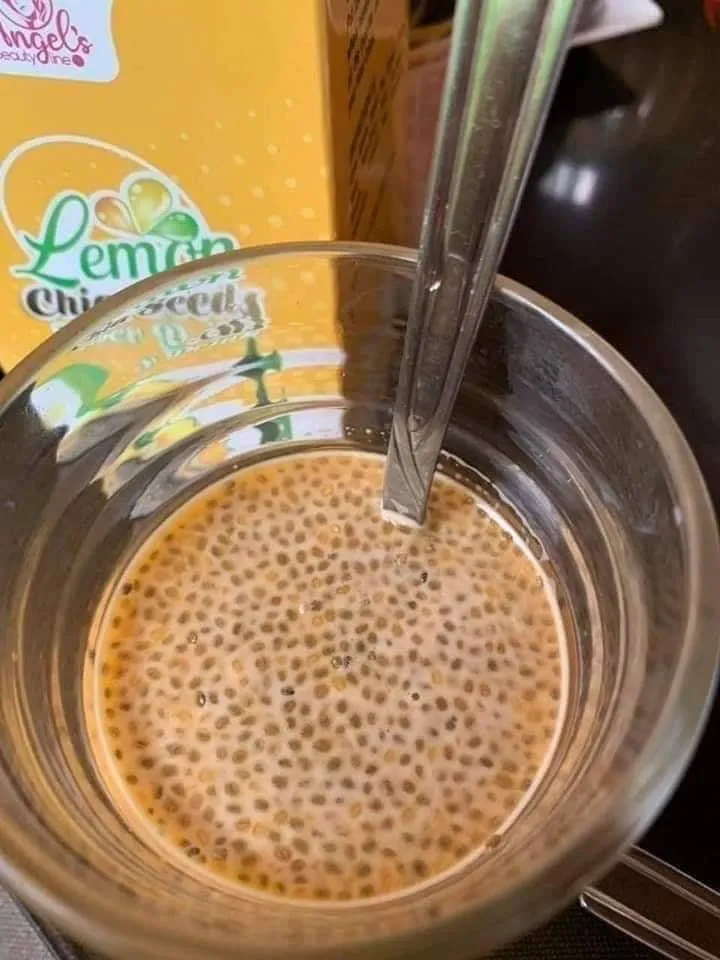 Lemon Chia Seeds Fiber Drink