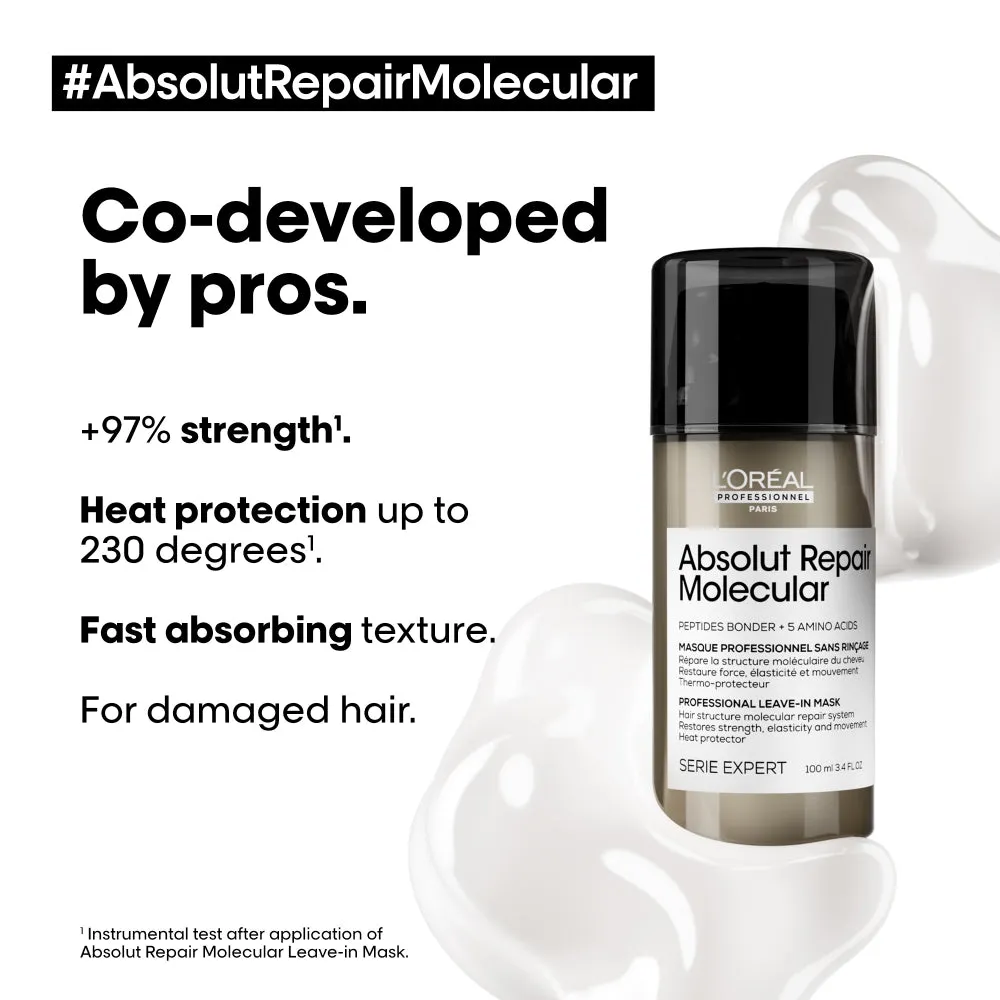 L’ORÉAL PROFESSIONNEL ABSOLUT REPAIR MOLECULAR LEAVE-IN MASQUE 100ML