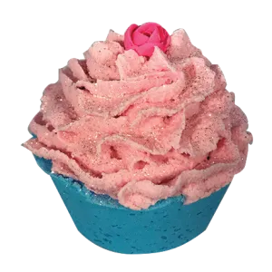 Madly In Love Rose Scented Hand Made Cupcake Bath Bomb
