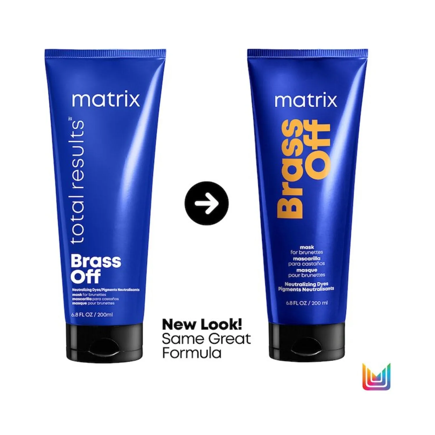 Matrix Brass Off Custom Neutralization Mask