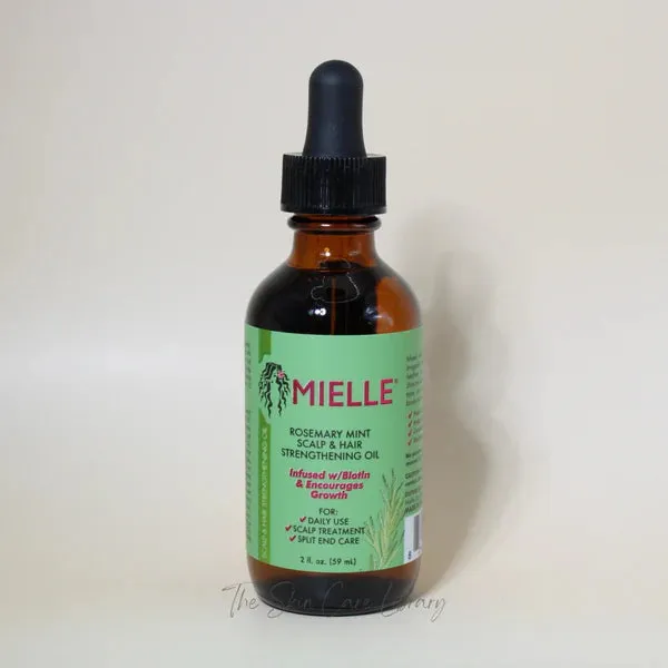 Mielle Rosemary Mint Scalp & Hair Strengthening Oil For Healthy Hair Growth, 2 oz (59ml)