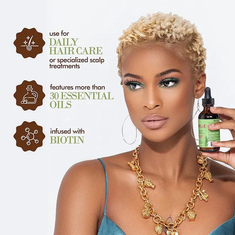 Mielle Rosemary Mint Scalp & Hair Strengthening Oil For Healthy Hair Growth, 2 oz (59ml)