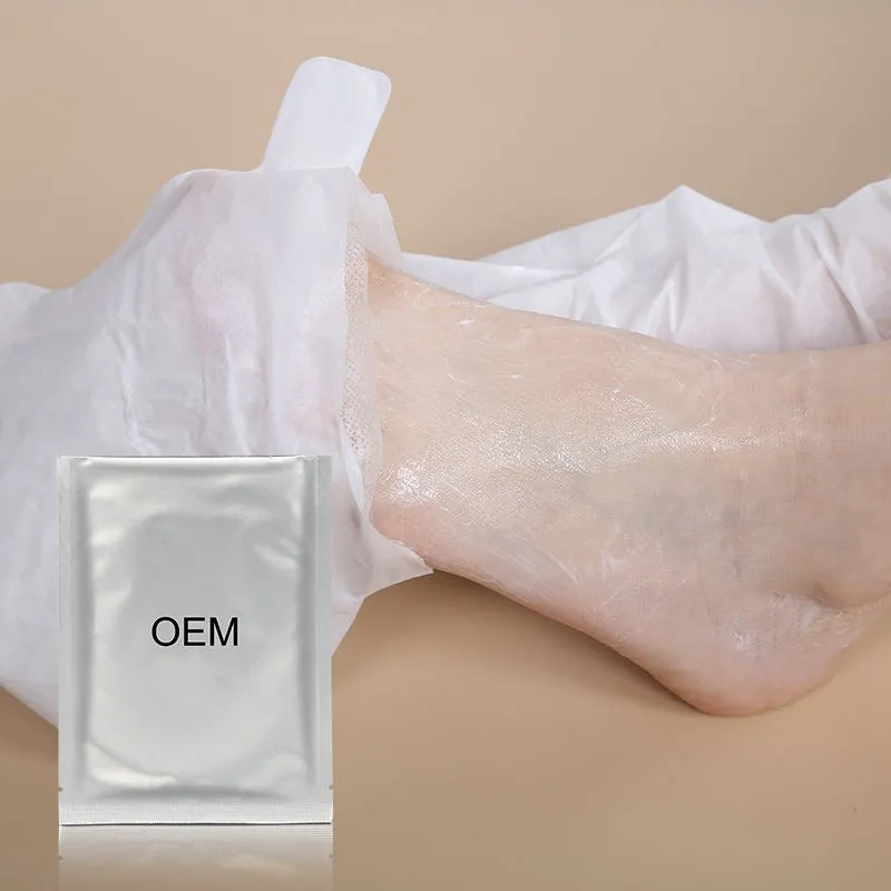 Milky skin care moisturizing foot mask
