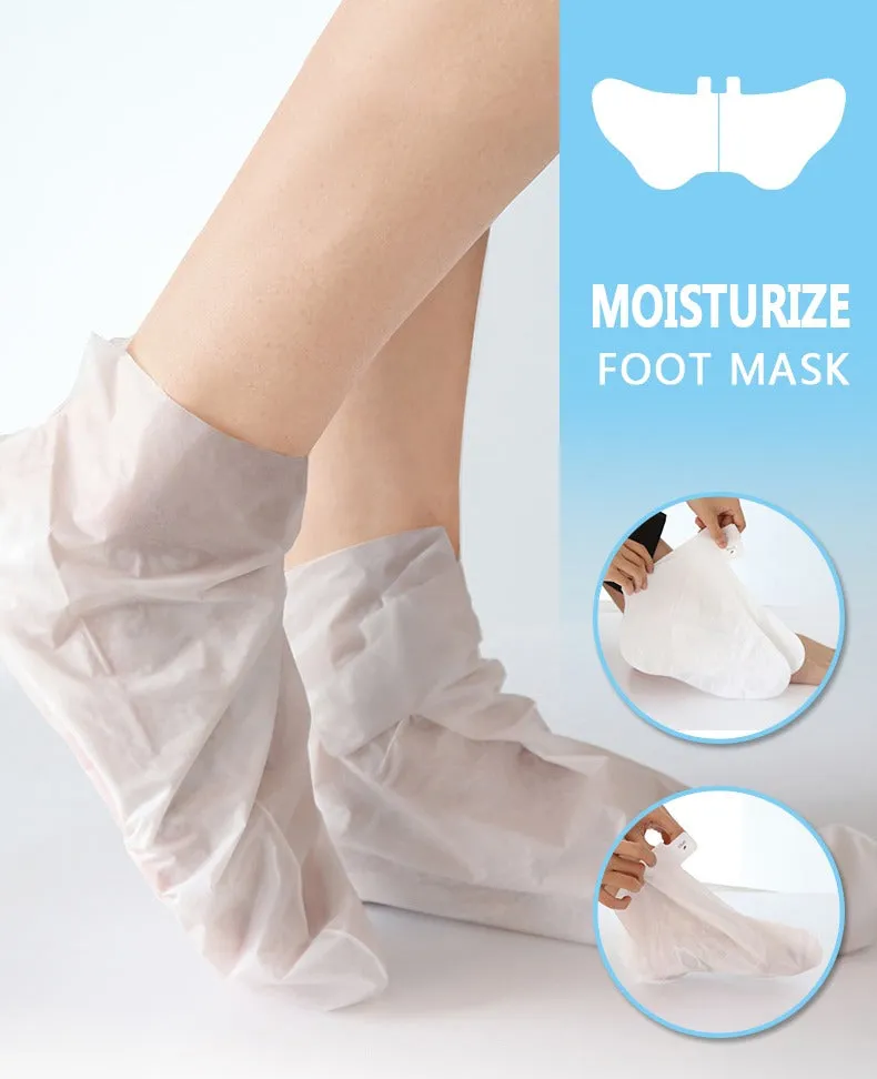 Milky skin care moisturizing foot mask