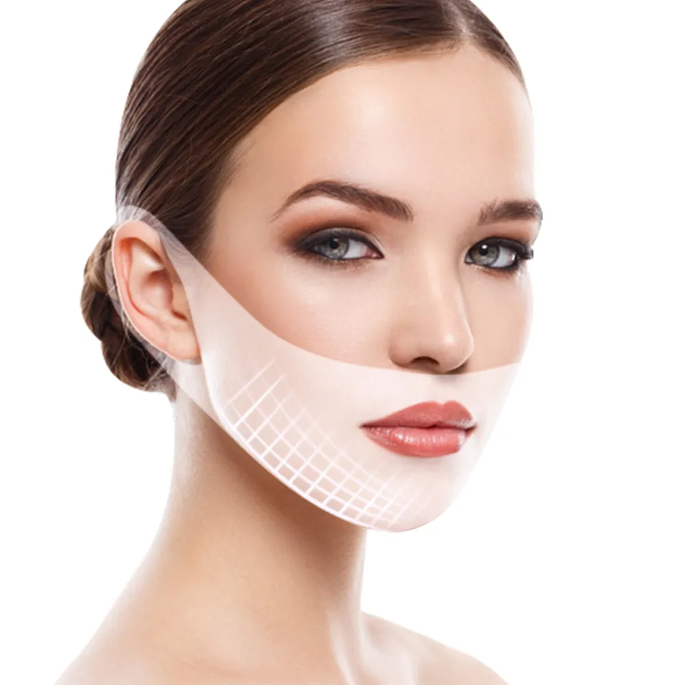 Miracle V-Shaped Slimming face and cheek lift Mask Face-Lifting Mask Facial Slimming Ear Hanging Hydrogel Neck Slimmer antiaging Beautiful Skin Care