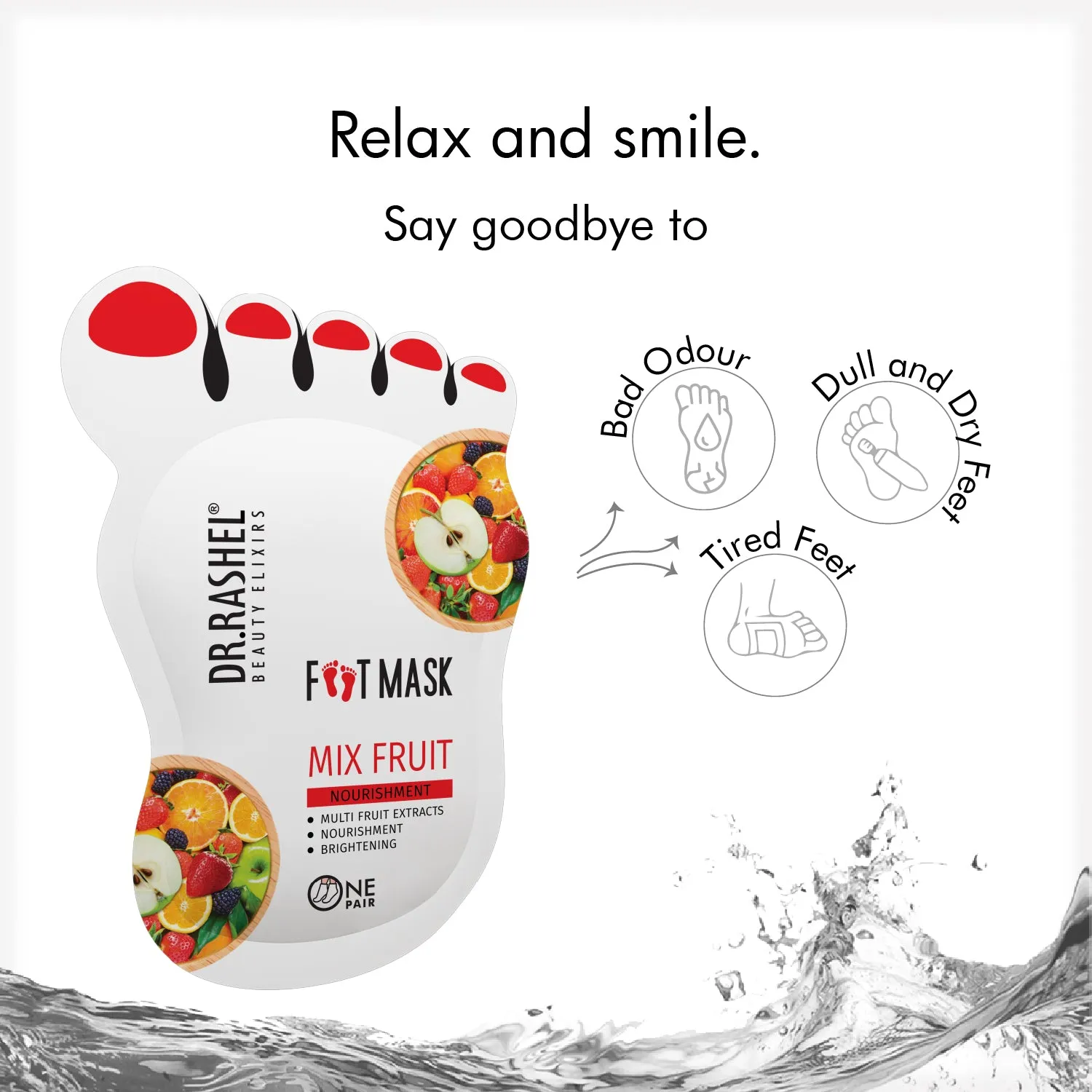 Mix fruit Foot Mask