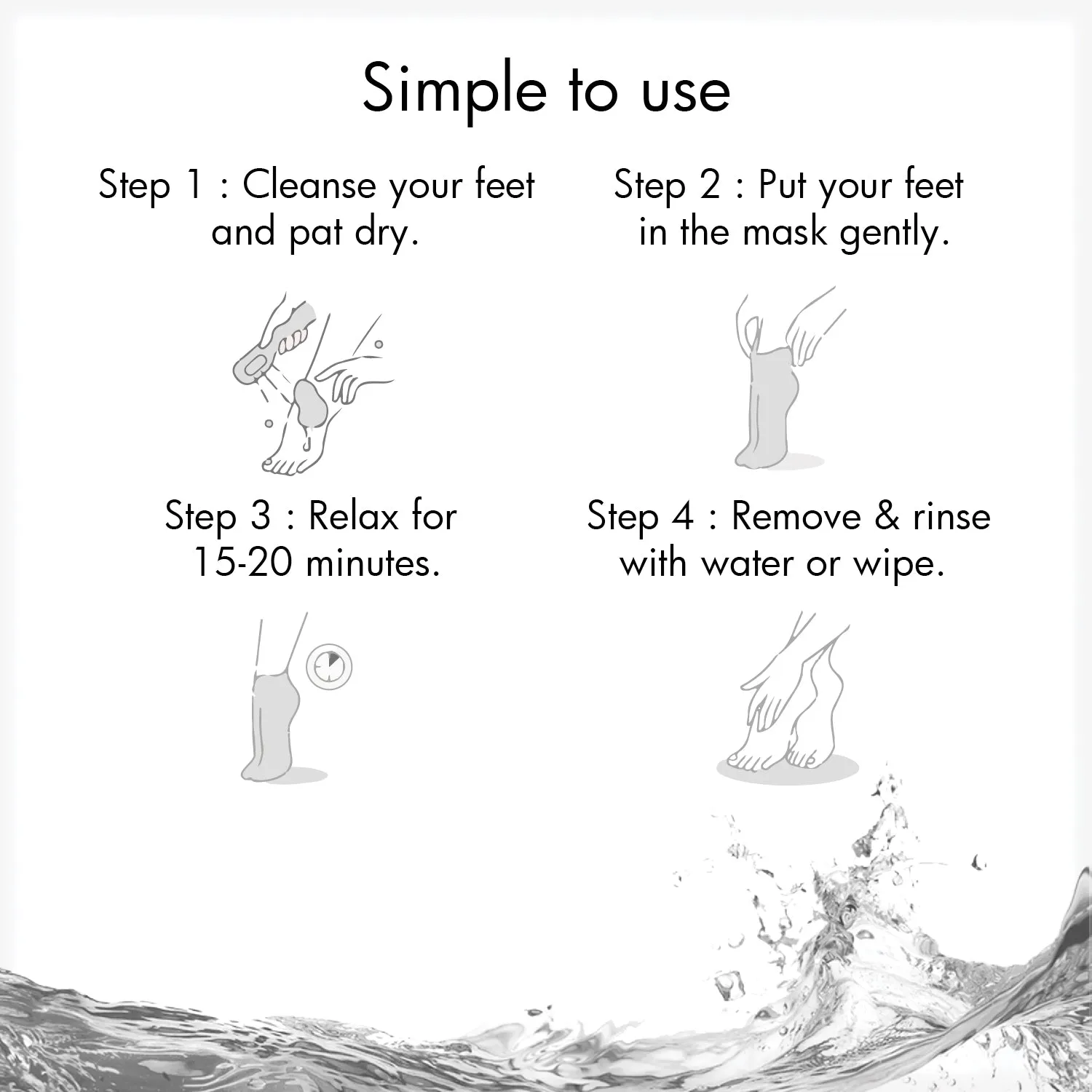 Mix fruit Foot Mask
