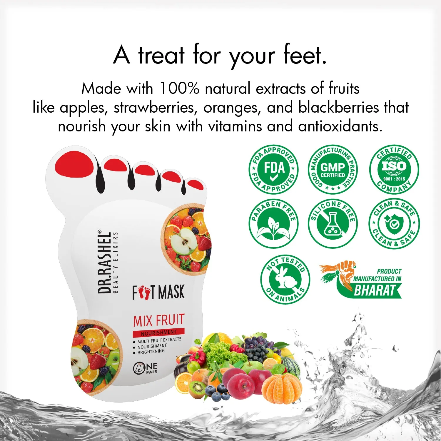 Mix fruit Foot Mask