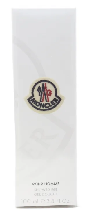 Moncler Pour Homme Shower Gel  3.3oz/100ml New With Box