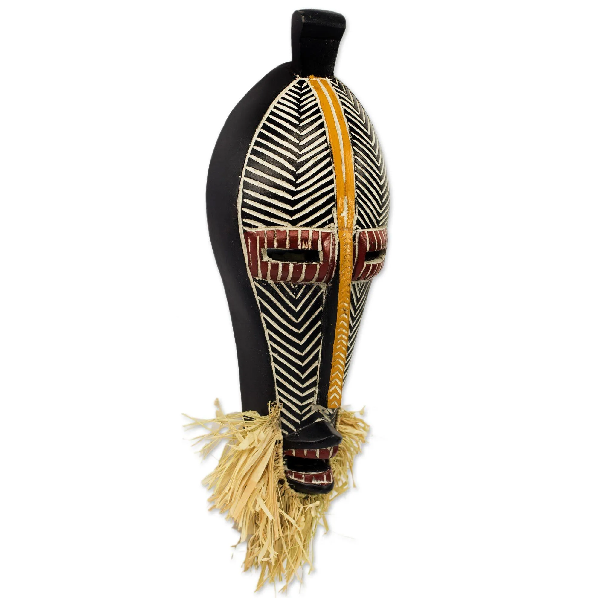 Monifa Ghanaian Decorative Wood Mask