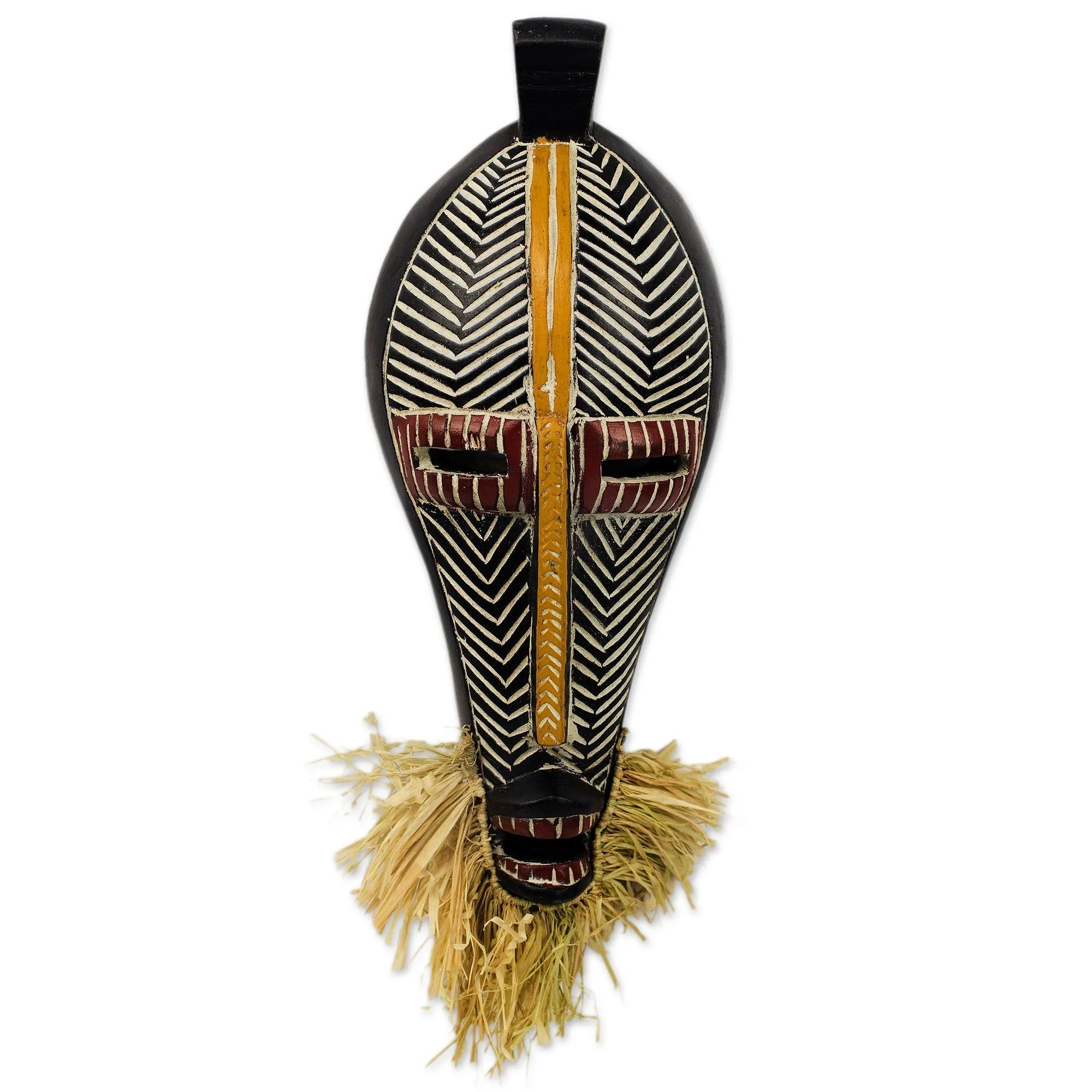 Monifa Ghanaian Decorative Wood Mask