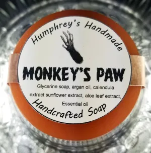 MONKEY'S PAW Soap | Banana Coconut Scent | Shave Soap | Body Bar | Shampoo Puck