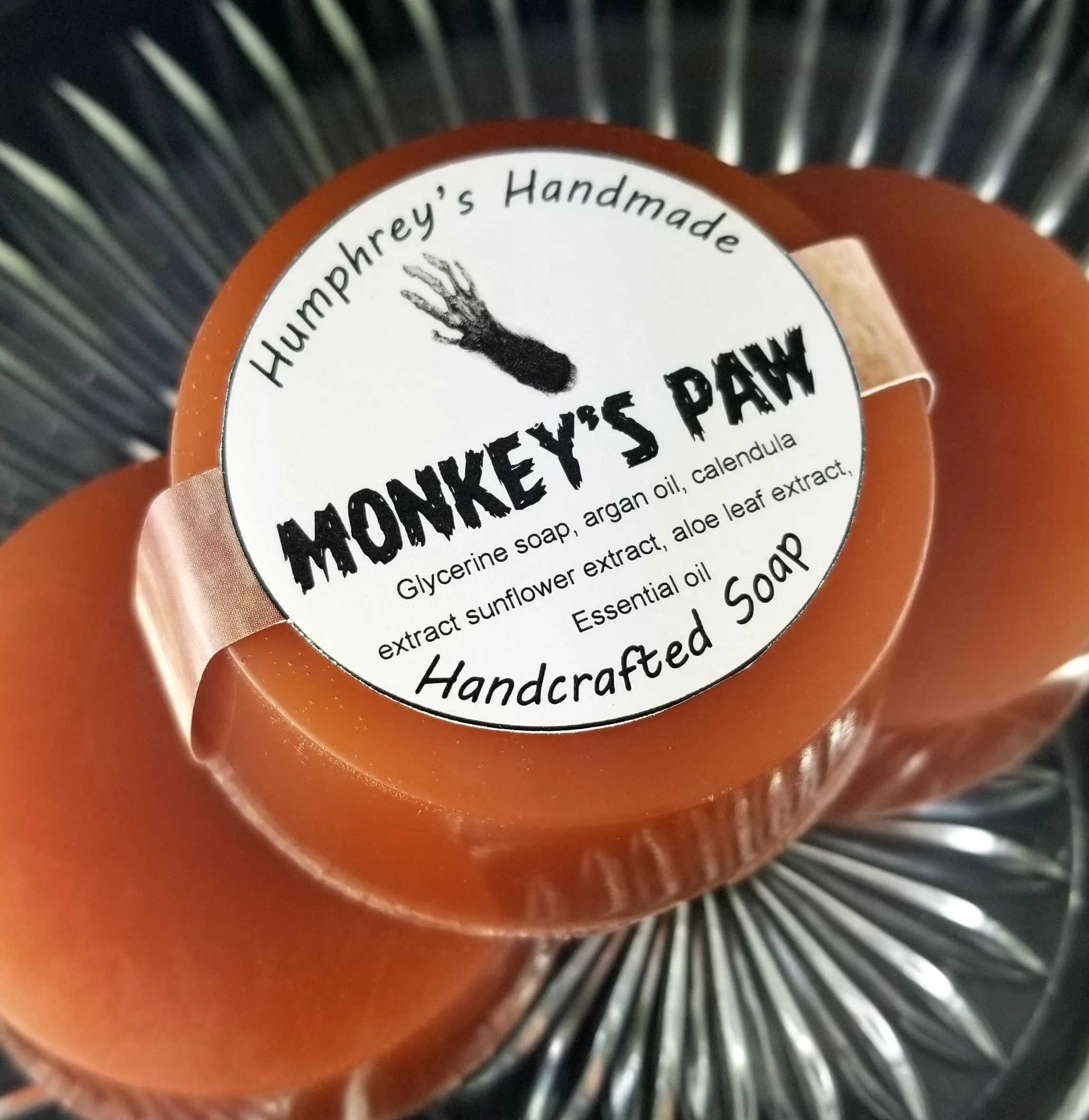 MONKEY'S PAW Soap | Banana Coconut Scent | Shave Soap | Body Bar | Shampoo Puck