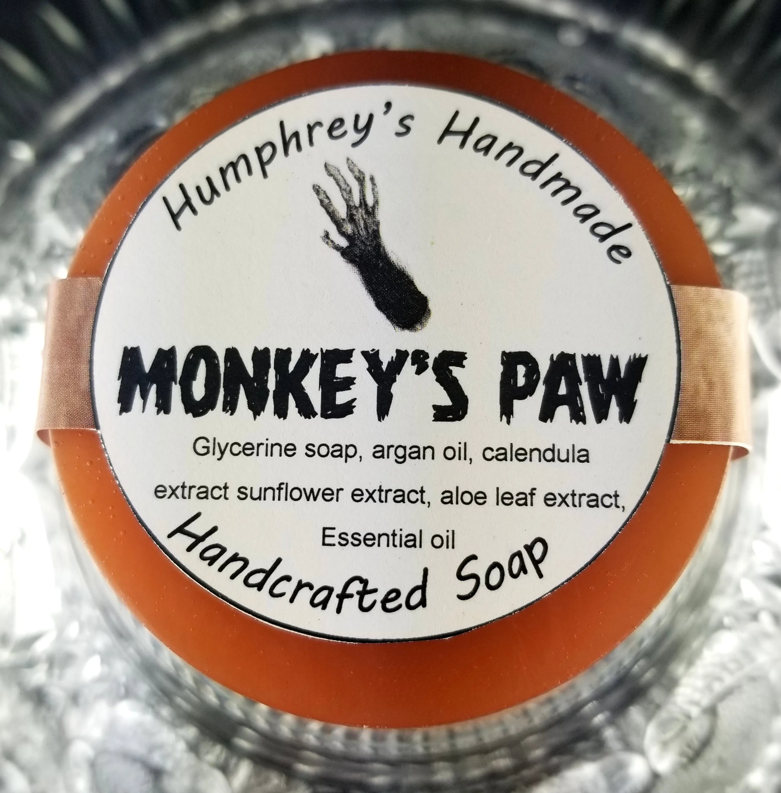 MONKEY'S PAW Soap | Banana Coconut Scent | Shave Soap | Body Bar | Shampoo Puck