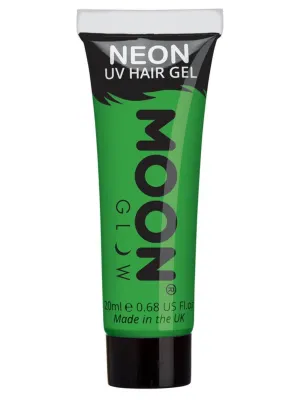 Moon Glow Intense Neon UV Hair Gel - Red