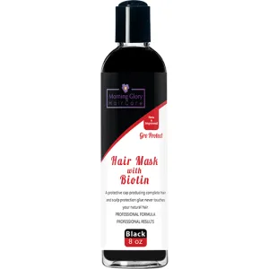 Morning Glory Gro-Protect Hair Mask with Biotin Black 8oz
