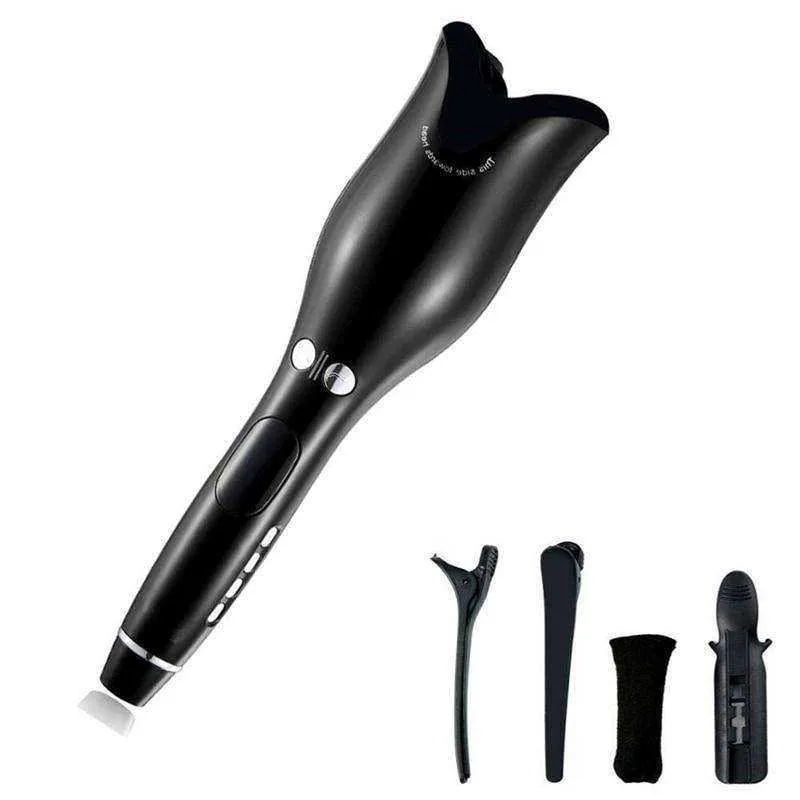 Multi Function Automatic Rose Shaped LCD Curling Iron