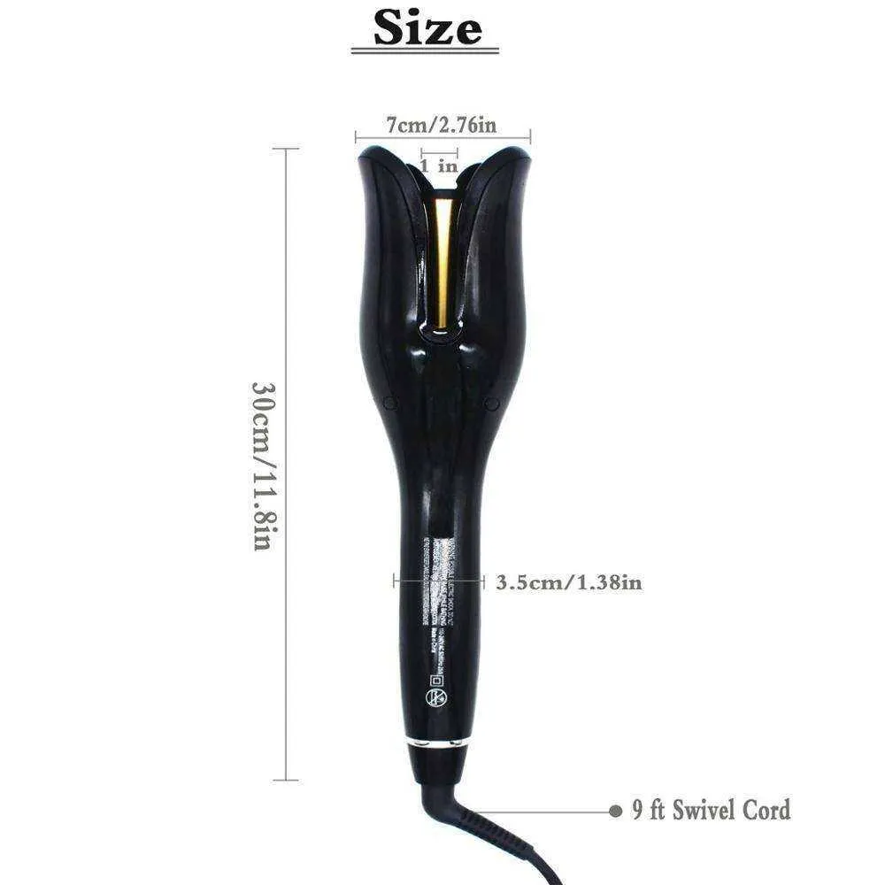 Multi Function Automatic Rose Shaped LCD Curling Iron