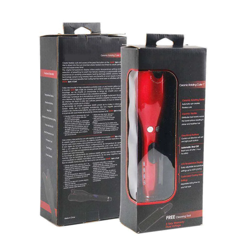Multi Function Automatic Rose Shaped LCD Curling Iron