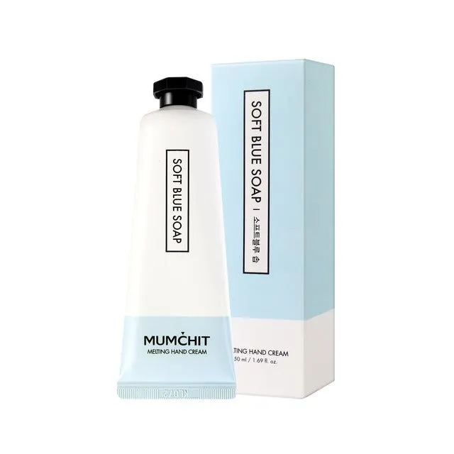 MUMCHIT Melting Hand Cream Soft Blue Soap 50ml