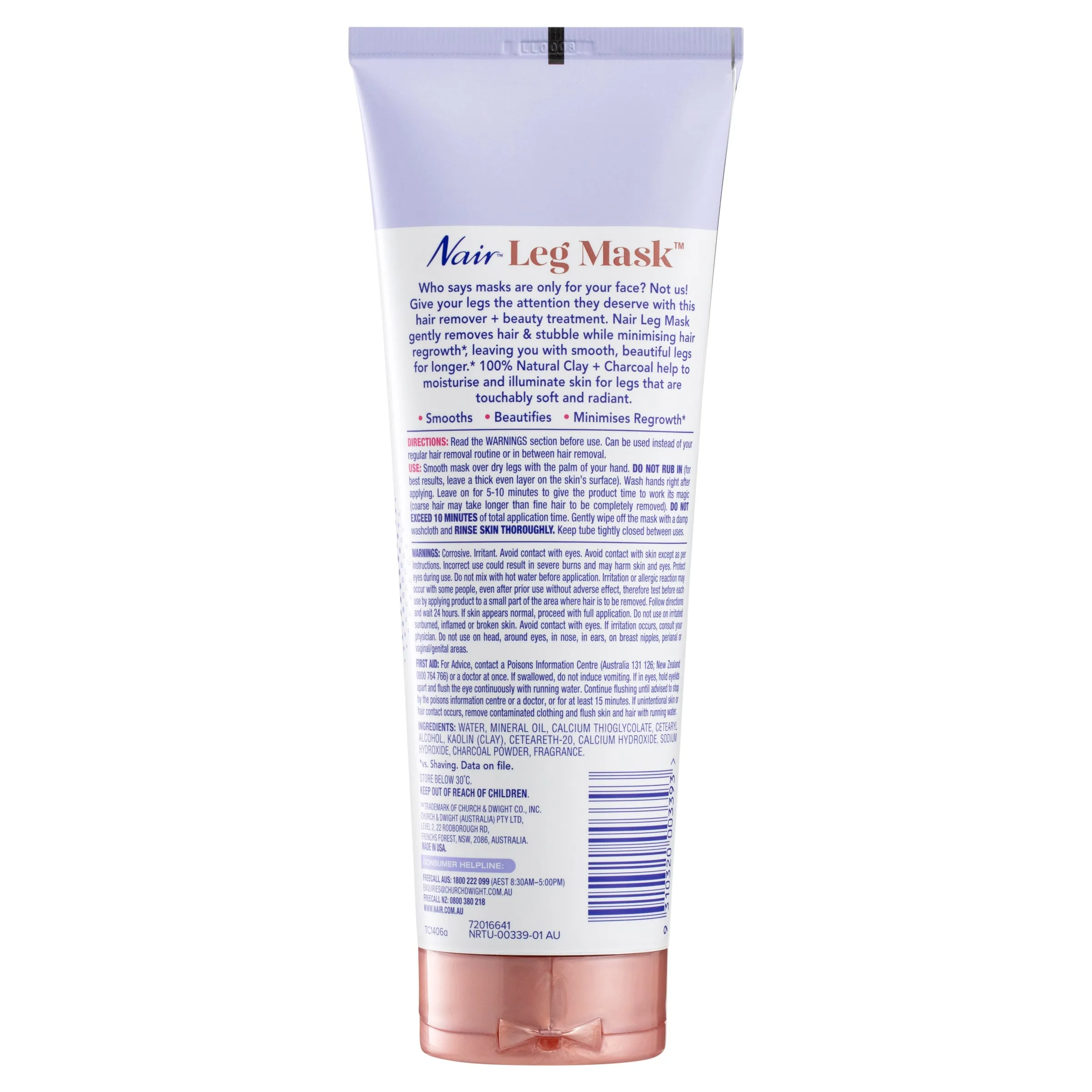 Nair Charcoal Leg Mask 227g
