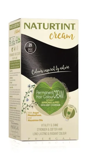 Naturtint Cream 1N Ebony Black 155ml