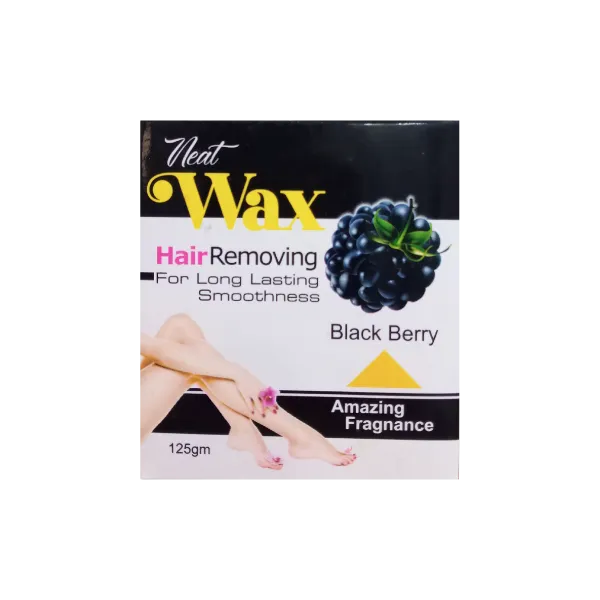 Neat Hair Removing Finger Wax Black Berry Extract 125g